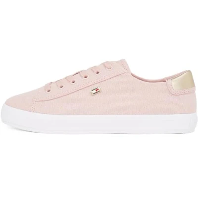 Image of Tommy Hilfiger Trainers, Women&#039;s, Size: 6, Pink Textile