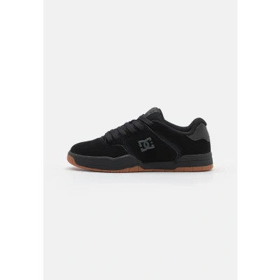 Image of DC Shoes Central Unisex Skate shoes, Size: 8, Black Leather and textile
