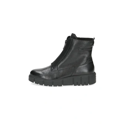 Image of CAPRICE Damen Stiefel ohne Absatz aus Leder Wasserabweisend, Schwarz (Black Nappa), 42 EU