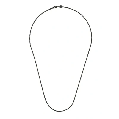 Image of Akitsune Immortalitas Necklace, Men&#039;s, Size: 23.62, Schwarz