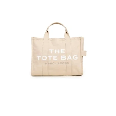 Image of MARC Jacobs THE Small Traveler Tote bag, Women&#039;s, Size: One Size, Beige