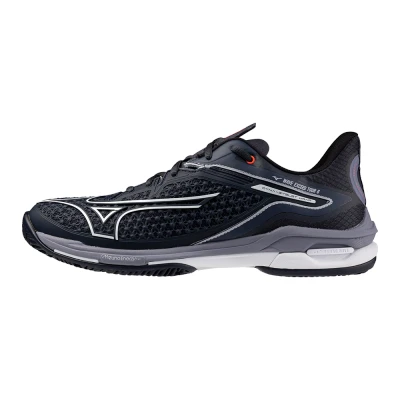Image of Mizuno WAVE EXCEED TOUR 6 CC Tennis Shoes Odyssey Gray/White/Blue Granite Women/Men Size 7