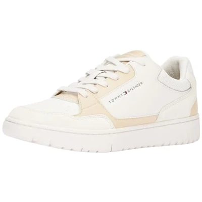 Image of Tommy Hilfiger Men Trainers Shoes, Grey Misty Coast, 6.5 UK