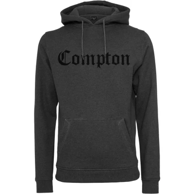 Image of Mister Tee Men&#039;s Compton Hoody Sweatshirt (pack of 1), Charcoal, XS