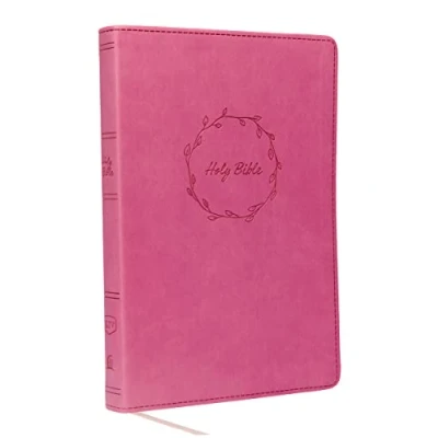 Image of KJV Holy Bible: Value Large Print Thinline, Pink Leathersoft, Red Letter, Comfort Print: King James Version: Bible, Version