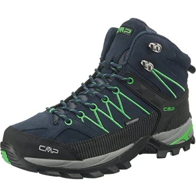 Image of CMP Rigel LOW Trekking Shoes WP Hiking shoes, Men&#039;s, Size: 10.5, Blue Leather and textile