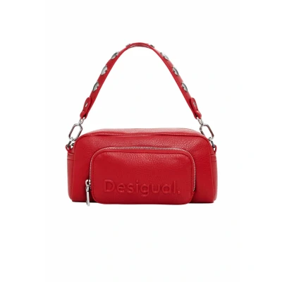 Image of Desigual Women Accessories PU Across Body Bag, Red, One Size, Size