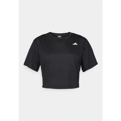Image of adidas Performance Train Essentials BOXY Workout Sports Tshirt, Women&#039;s, Size: XXL, Black