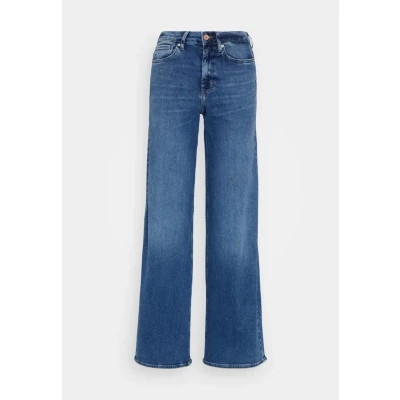 Image of ONLY Onlblush Madison WIDE Bootcut jeans, Women&#039;s, Size: XSx34, Medium blue denim