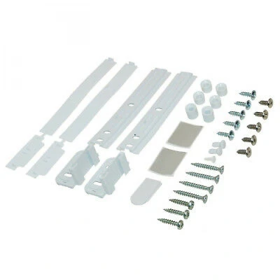 Image of Whirlpool Indesit 481231028208 drag hinge C00314618 integrated fridge door slider kit