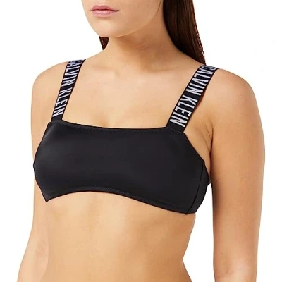 Image of Calvin Klein Women&#039;s Bandeau, Black (Pvh Black), M