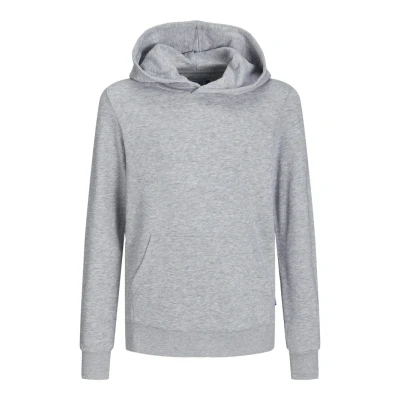 Image of JACK &amp; JONES Boy&#039;s Jjebradley Noos Jnr Sweat Hood Sweatshirt, Light Grey Mix, 140