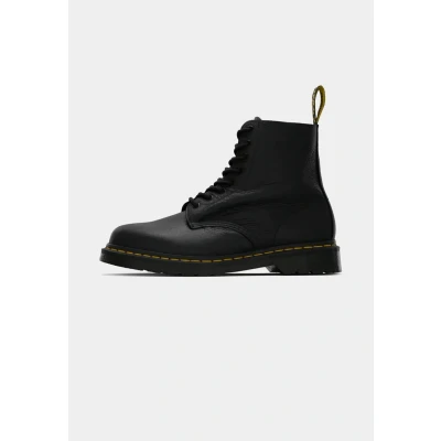 Image of Dr. Martens Laceup ankle boots, Size: 3, Black ambassador Leather