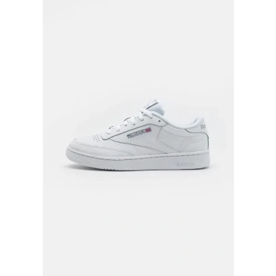 Image of Reebok Classic CLUB C 85 Unisex Trainers, Size: 7, White/sheer grey Leather and textile