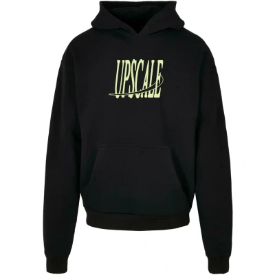 Image of Upscale by Mister Tee Fortune Cranes Ultra Heavy Hoodie, Men&#039;s, Size: XS, Black