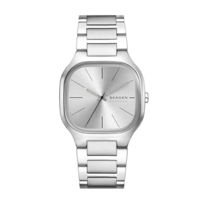 Image of Skagen Mellem Watch silvercoloured, Men&#039;s, Size: One Size, Silver coloured
