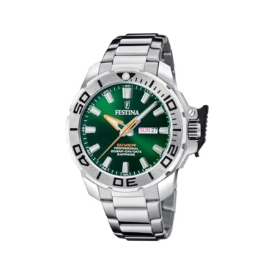 Image of Festina Montre Watch, Men&#039;s, Size: One Size, Vert
