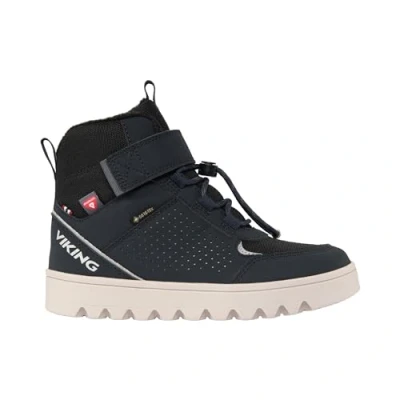 Image of Viking Fleek WARM GTX Unisex Winter boots for kids, Size: 1, Black/charcoal Textile/synthetics
