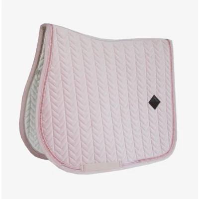 Image of Kentucky Horsewear Saddle Pad Velvet Pearls Jumping Soft Rose Horse Riding Equestrian