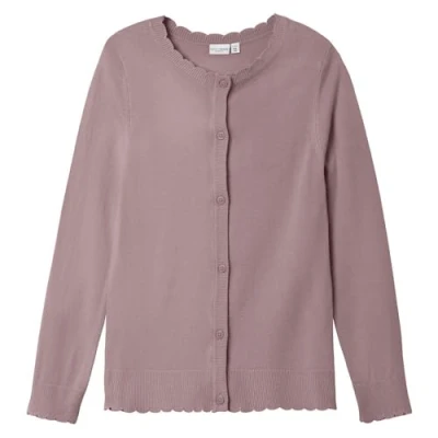 Image of Name it Nkfvamone CARD Cardigan for kids, Size: 1.5 2y, Deauville mauve