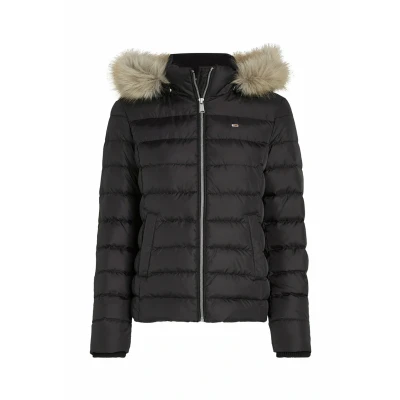 Image of Tommy Jeans Down jacket, Women&#039;s, Size: 4, Black