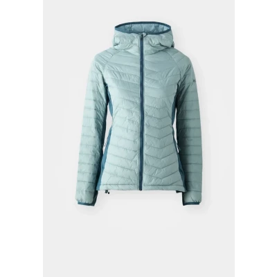 Image of Columbia Powder PASS II Hybrid Hooded Jacket Outdoor jacket, Women&#039;s, Size: Large, Crushed blue/everblue