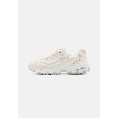 Image of Skechers Sport D&#039;LITES Trainers white/lavender, Women&#039;s, Size: 4, White/lavender Imitation leather/ textile