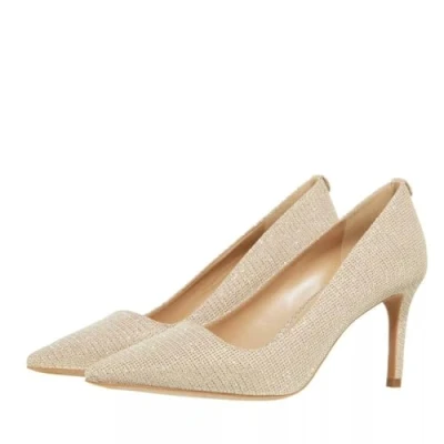 Image of Michael Kors Women&#039;s Alina Flex Pump Heeled shoes, Pale Gold, 3.5 UK