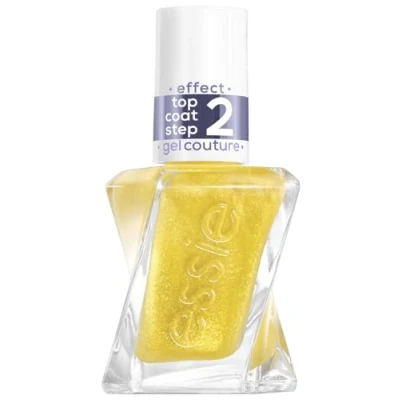 Image of essie Gel Couture Metallic Glaze Top Coats 13.5ml (Various Shades) Magnetic Wave