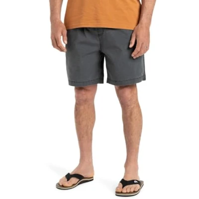 Image of Quiksilver Taxer MIT Elastischem BUND Shorts, Men&#039;s, Size: XS, Black