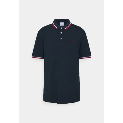 Image of Jack &amp; Jones Jjepaulos Polo shirt, Men&#039;s, Size: 2XL, Navy