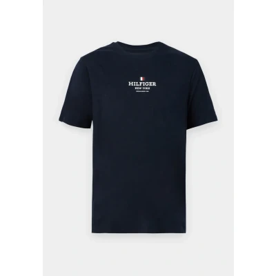 Image of Tommy Hilfiger TEE Unisex Print Tshirt, Size: Small, Desert sky