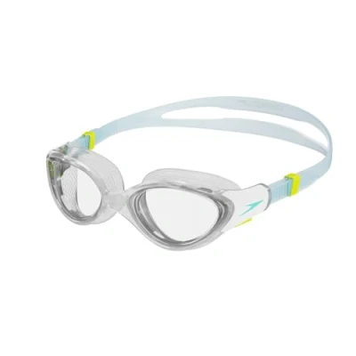 Image of Speedo Biofuse 2.0 Womens Goggles, Women&#039;s, Size: One Size, Clear/white/marine blue/clear