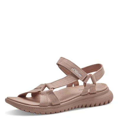 Image of s.Oliver Walking sandals, Women&#039;s, Size: 8, Old rose Textile