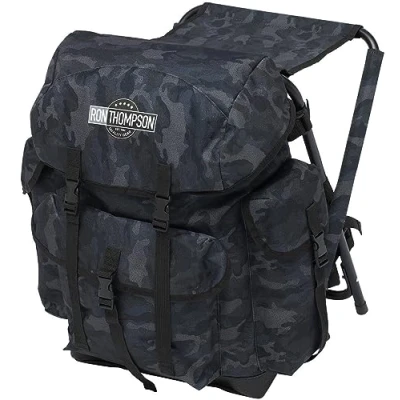 Image of Ron Thompson Camo Backpack Chair Fishing rucksack