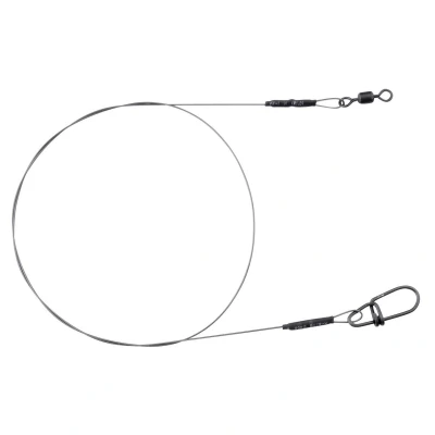 Image of Spro Titanium Leader 1x1 &#039;Matt Black&#039; 40cm 0,40mm (15kg) Predator rig
