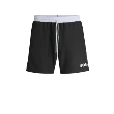 Image of BOSS Starfish Men&#039;s Swimming Trunks, Charcoal11, S