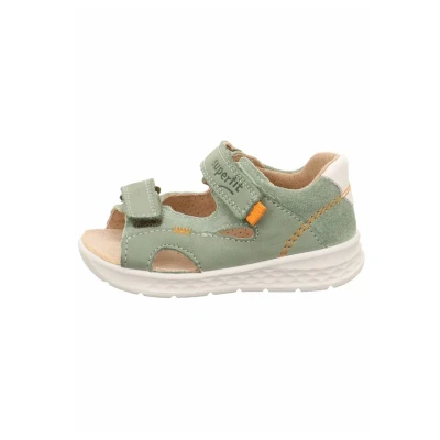 Image of Superfit Lagoon Walking sandals Hellgrün/orange for kids, Size: 4.5K/5K, Nubuck