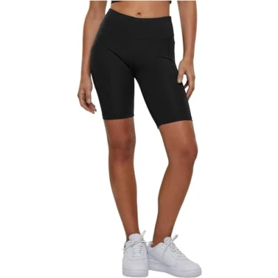 Image of Urban Classics Women&#039;s Ladies Recycled Cycle Shorts, Black, XXL