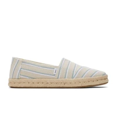Image of TOMS Alpargata ROPE 2.0 Espadrilles, Women&#039;s, Size: 6.5, Light blue Textile