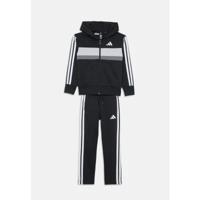 Image of adidas Performance Tiberio Junior SET Tracksuit for kids, Size: 15 16y, Black/white/grey two
