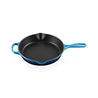 Image of Le Creuset Frying Pan Signature Azure ø 26 cm enamelled non stick coating