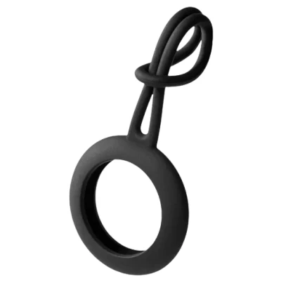 Image of Deltaco Silicone Apple AirTag Case Black