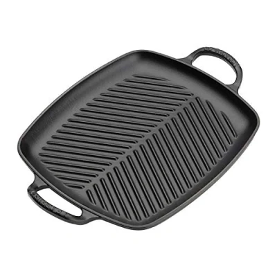 Image of Le Creuset Grill Plate Signature Mat Black 30 x 27 cm