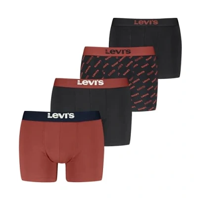 Image of Levi&#039;s MEN LOGO 4 PACK Pants, Men&#039;s, Size: XXL, Black/red