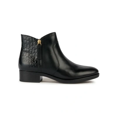Image of Geox Women&#039;s D Felicity Ankle Boot, Black, 7 UK