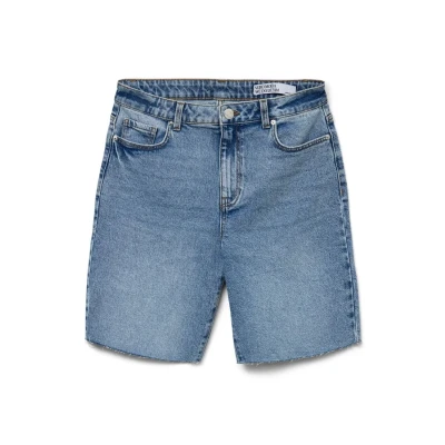 Image of Vero Moda Vmcleo denim shorts, Women&#039;s, Size: Small, Light blue