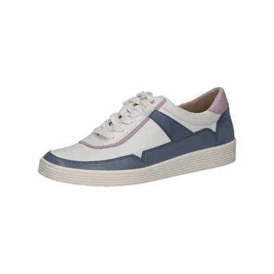 Image of Caprice Sneaker Trainers, Women&#039;s, Size: 3.5, Blue comb Leather and textile