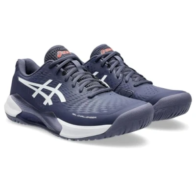 Image of Asics Gelchallenger 14 Multicourt tennis shoes, Men&#039;s, Size: 7, Indigo fog/white shoes