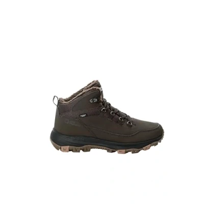 Image of Jack Wolfskin Everquest Texapore MID Hiking shoes, Men&#039;s, Size: 7.5, Cold coffee Leather and textile